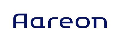 Aareon Logo - blauer Schriftzug