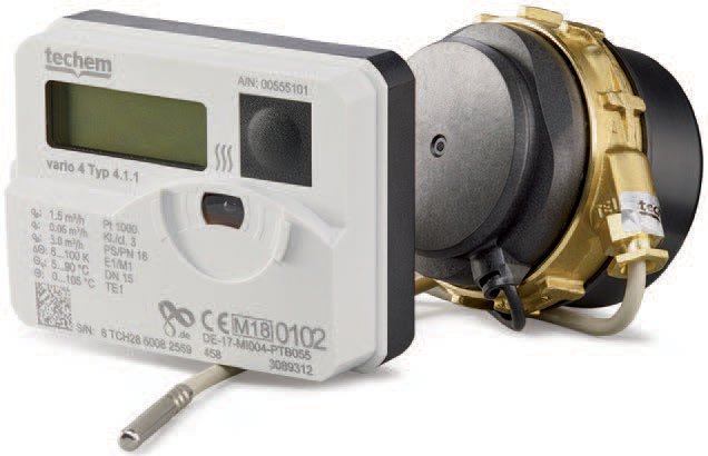 Représentation du produit de la capsule de mesure mécanique du compteur de chaleur compact type 4.1.1