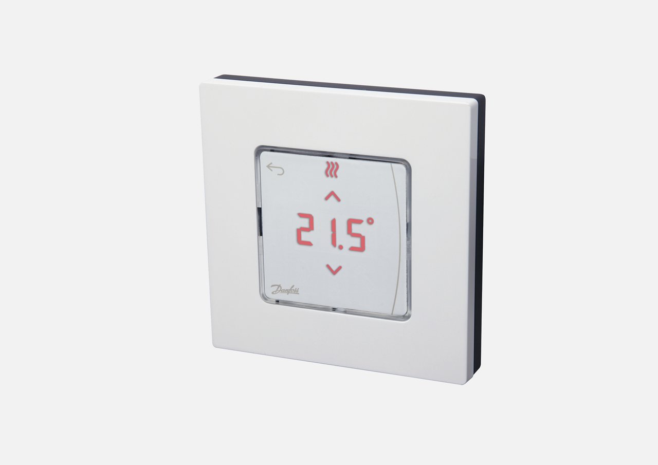 Produktabbildung Danfoss Icon Display auf grauem Hintergrund.