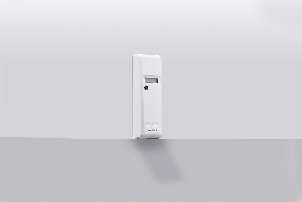 Radiografische op afstand uitleesbare radiatormeter ook wel warmtekostenverdeler