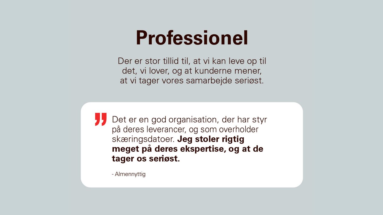 Referenceudtalelse fra almennyttig. 