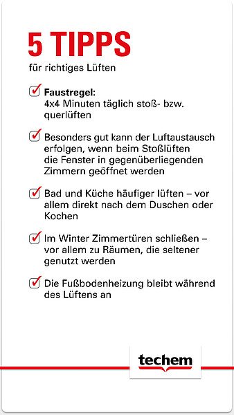 5 Tipps für richtiges Lüften